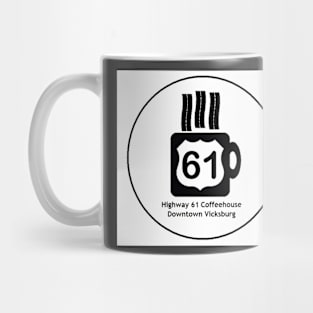 61 coffee logo in a circle Mug